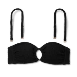 Women's Ribbed Textured O-Ring Bandeau Bikini Top - Wild Fable™ -Wild Fable™ GUEST f430329f 0a00 4852 9913 d572f7debae2