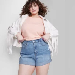 Women's Super-High Rise Rolled Cuff Jean Shorts - Wild Fable™ 9 Women's Super-High Rise Rolled Cuff Jean Shorts - Wild Fable™ -Wild Fable™ GUEST f6664bc2 743e 40e9 9491 48de8e30e391
