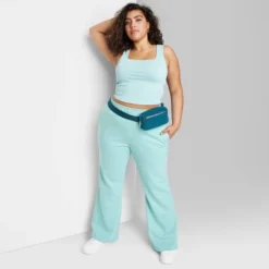 Women's High-Rise Wide Leg French Terry Sweatpants - Wild Fable™ -Wild Fable™ GUEST f7871b1a 5c5d 49ec 9cae 5eace60b9045