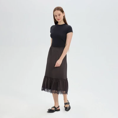 Women's Satin Midi Skirt - Wild Fable™ 2 Women's Satin Midi Skirt - Wild Fable™ - Image 2