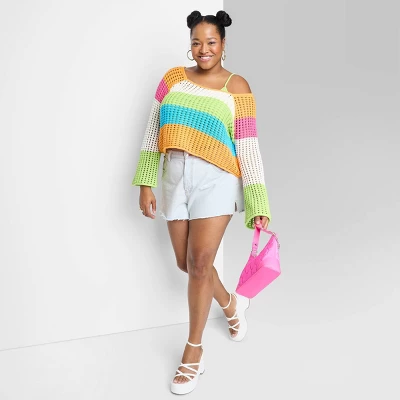 Women's High-Rise Cutoff Jean Shorts - Wild Fable™ 4 Women's High-Rise Cutoff Jean Shorts - Wild Fable™ - Image 4