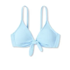 Women's Tie-Front Pique Textured Bralette Bikini Top - Wild Fable™ -Wild Fable™ GUEST fe04974e 56ea 4ddc a7d5 a67753e51927