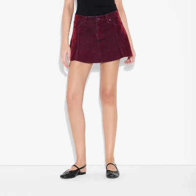 Women's Pocket Flare Mini Denim Skirt - Wild Fable™ 1 Women's Pocket Flare Mini Denim Skirt - Wild Fable™